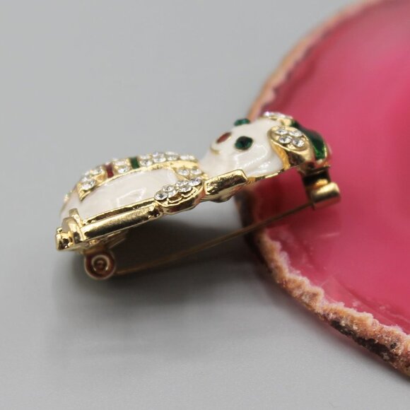 Snowman Holidays Christmas pin brooch jewelry fashion cute adorable red green - Picture 4 of 11